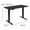 Flash Furniture Black Electric Standing Desk & Office Chair Set BLN-2046512B-BKWH-GG - alternate 5
